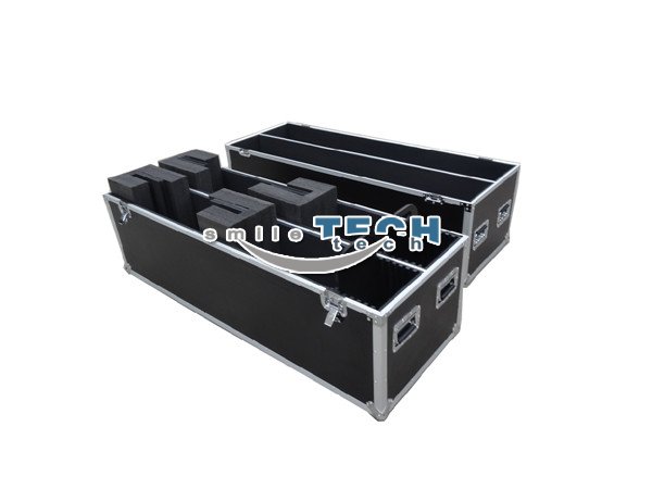 CASE FOR 2 X 42＂ PLASMA DISPLYAS WITH CASTER BOARD， fits LG/Samsung/Sharp Series 