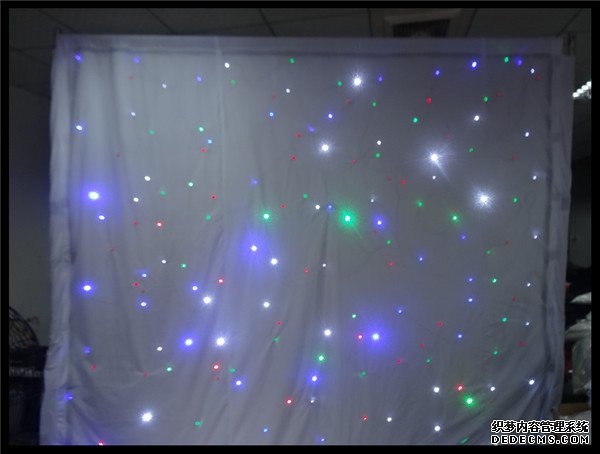 Soft LED Star Curtain Star Backdrop for Wedding/Party/Show/Stage 