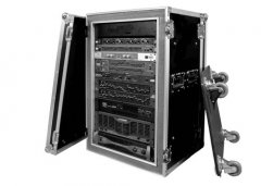 The construction of shock mount & double racks