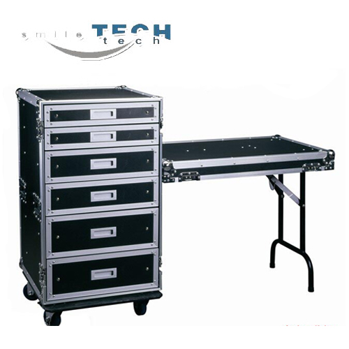 Smile Tech Rack case flight drawer storage DJ Case