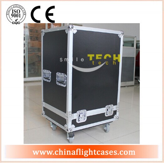 Custom-made Aluminum Flight Speaker Case With Wheels