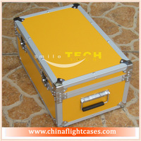Yellow Color wooded tool case,hard case tool box,small tool case