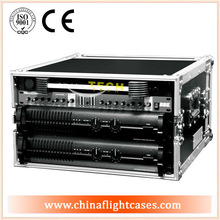 Anti Shock Pro 4U Rack Flight Case With 19 Inch Deepth For Amplifier,Slant Shockmount 12U Double Case