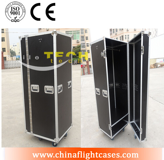 Wardrobe Style Flight Case with Hinged Door