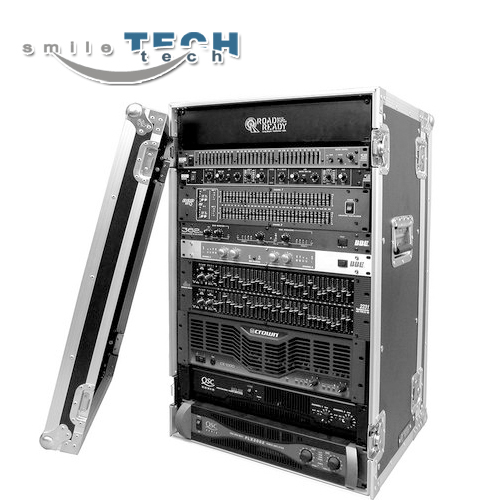 Rack flight case 16u Shock mount case 