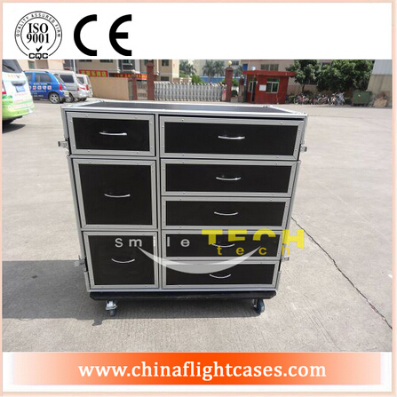 8 Drawer Multi-function Production Utility Road Case Drawer