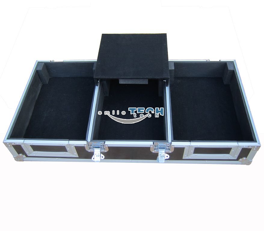 ST DJ Case fro Pioneer DVJ-X1 and DJM 500 with Laptop Tray
