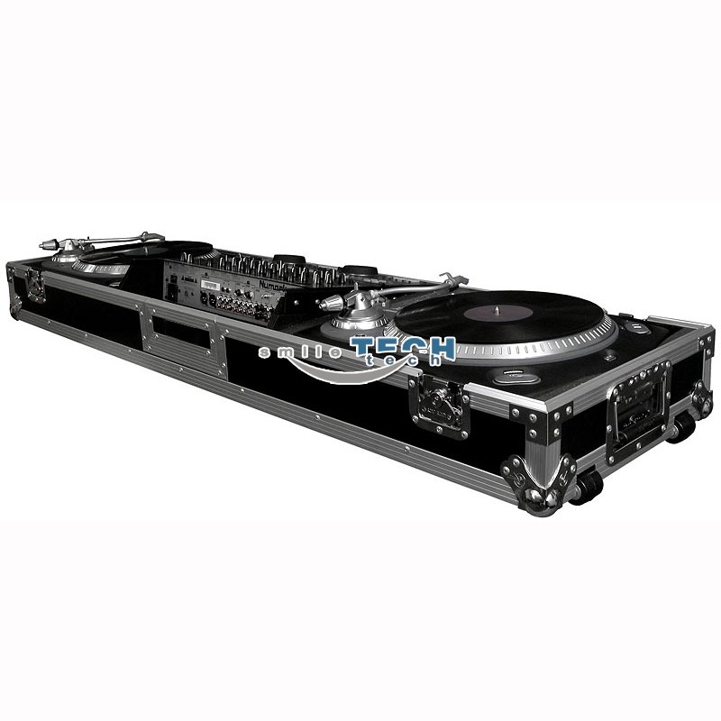 SMILE TECH 2 TURNTABLES 19＂ MIXER DJ COFFIN