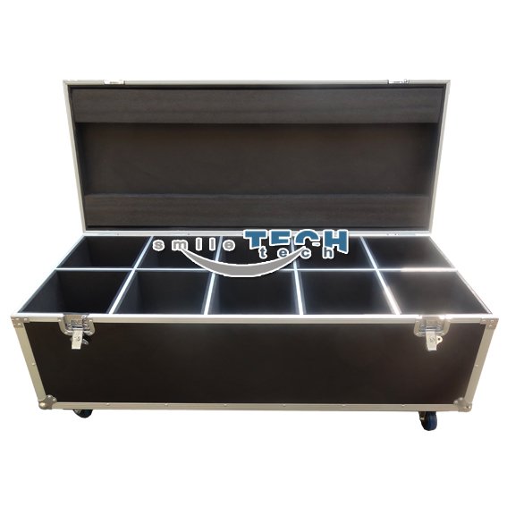 10 Way Par Can Lighting Flight Cases 