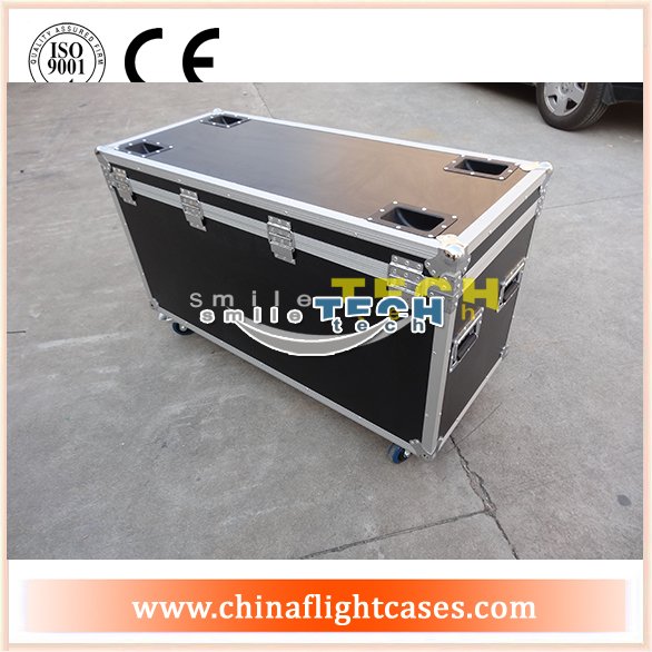 Big cable box flight cases with 2 Activity partition board
