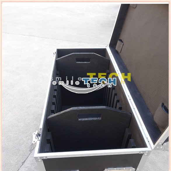 Big cable box flight cases with 2 Activity partition board