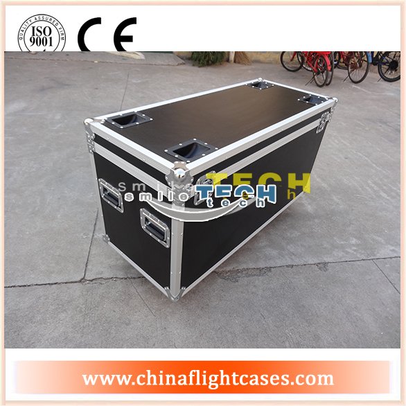 Big cable box flight cases with 2 Activity partition board