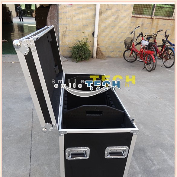 Big cable box flight cases with 2 Activity partition board