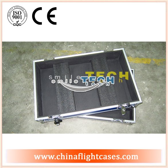  LED bar transport flight cases with wheels and high quality 