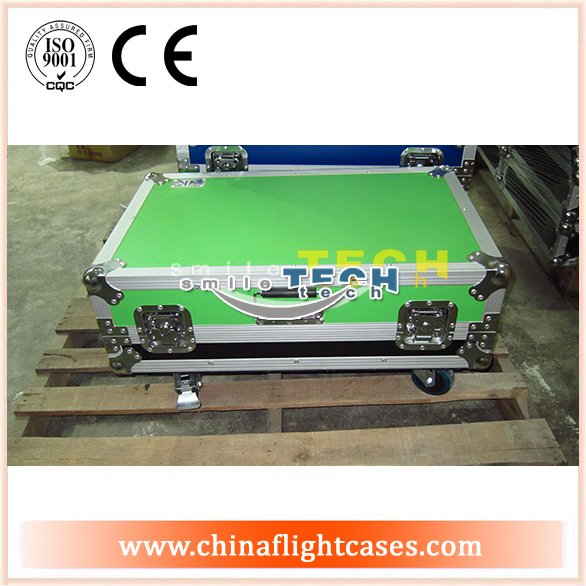 LED bar transport flight cases with wheels and high quality 