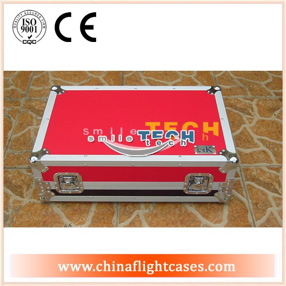  LED bar transport flight cases with wheels and high quality 