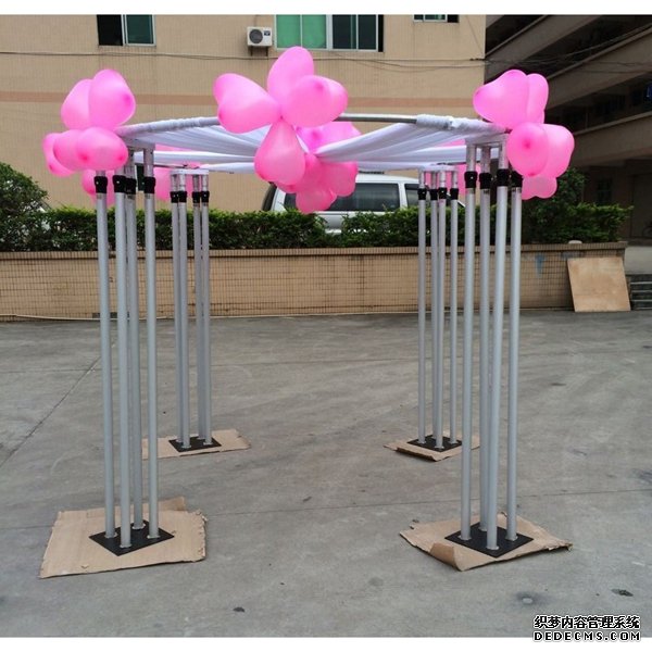 protable aluminum pipe system for fashion wedding 