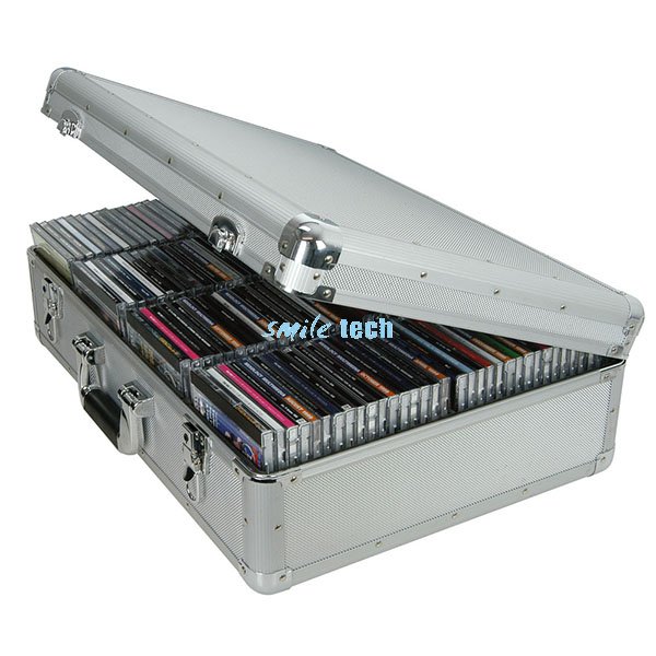 RK Lightweight Case CD Carring Case Aluminum Case To Hold 120 Cd's