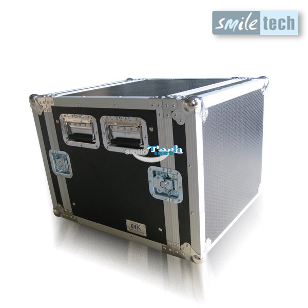 10U Shock Mount Amp Rack Case With 18 Inch Shock Mount