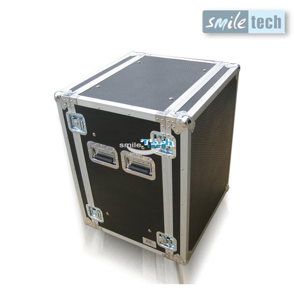 14U Amp Deluxe Case of Shock Mount Rack Case With 18 Inch Shock Mount