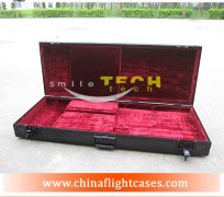 High quality heavy-duty guitar hard flight case with foam inside for guitar