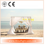 <b>Luxury square wedding tent curtains wedding background pipe and drapes</b>