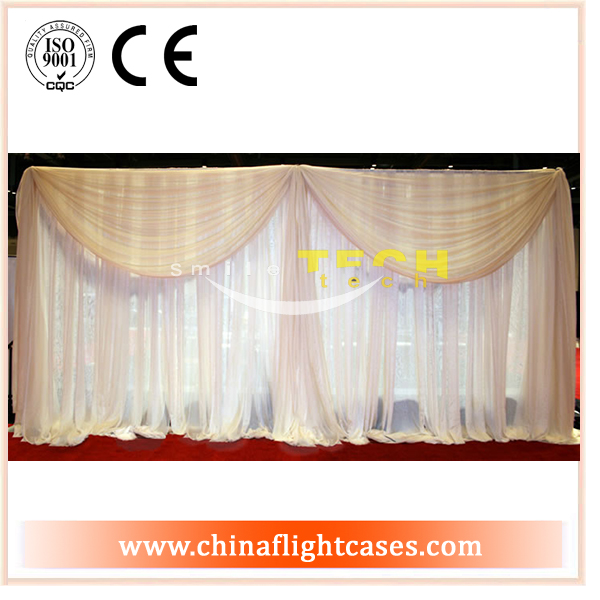 Church door chiffon curtains