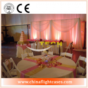 <b>Christmas party pipe and drape decoration design</b>