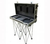 DJ Turntable Coffins Cases with 80cm Riser