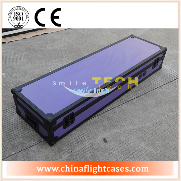 stanton T62 and Vestax CVI 380 Purple DJ coffin case