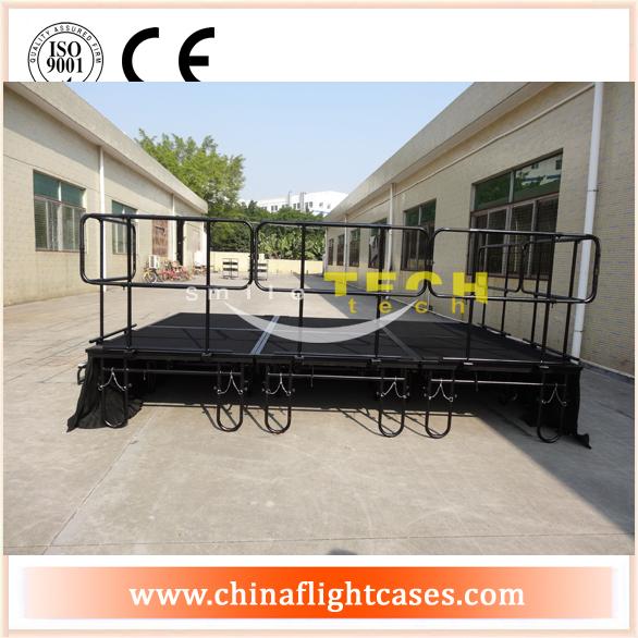 portable folding stages