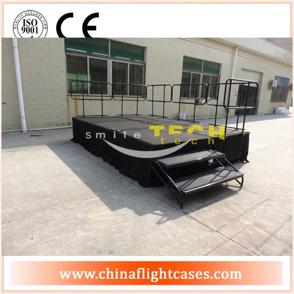 portable folding stages