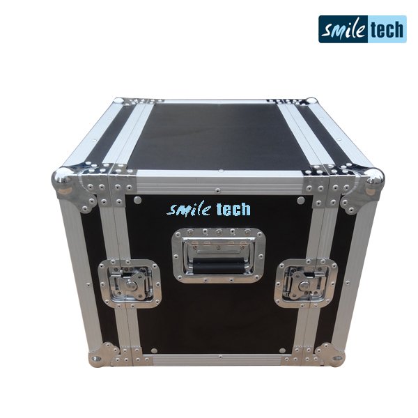 8U Effect Rack Case of 14＂ Body Depth With Stackable Ball Corner