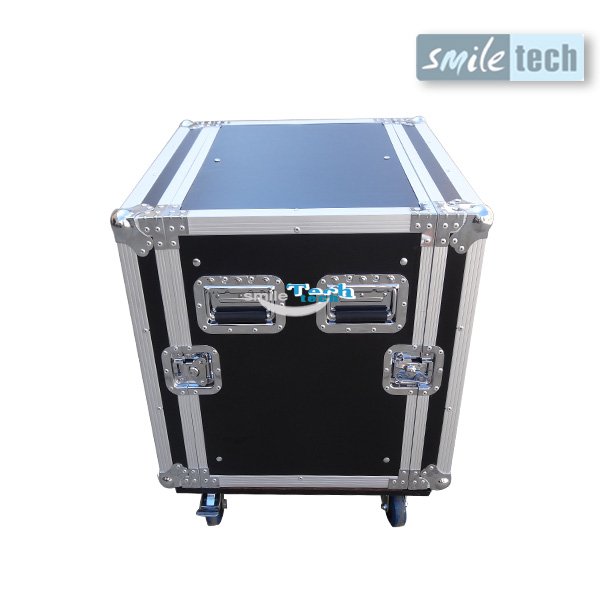 10U Shock Mount Amplifier Rack Case of 18＂ Shock-mount