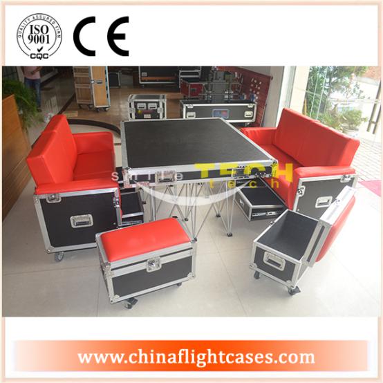 <b>Sofa Flight Case Used as Office or Exhibition Furniture </b>