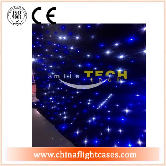 <b>New Style LED Star Curtain Backdrop For Weddings or Performance</b>