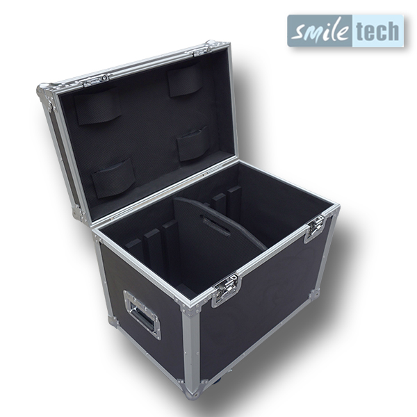 Utility flight case with movable divider board design-RKTUT604050CDC